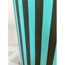 Nr 342 - Vertical tent stripes army/turkis