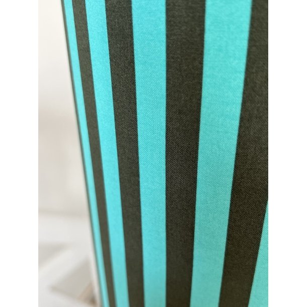 Nr 342 - Vertical tent stripes army/turkis