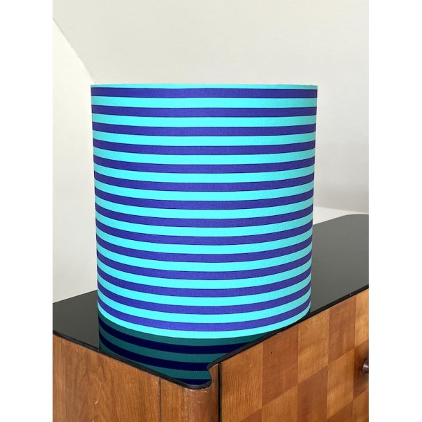 Nr 345 - Horisontal tent stripes lilla/grn