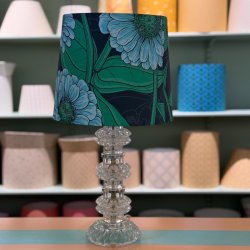 Bordlampe, glas, svensk