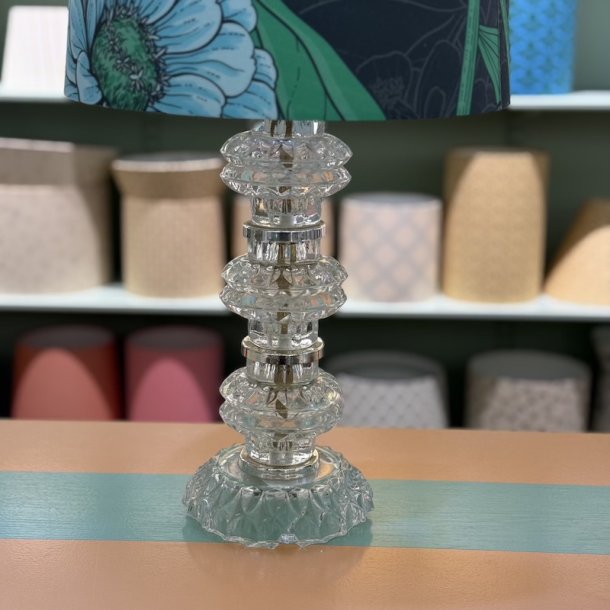 Bordlampe, glas, svensk