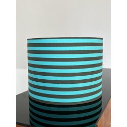 Nr 346 - Horisotal tent stripes army/turkis