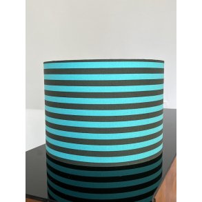 Nr 346 - Horisotal tent stripes army/turkis