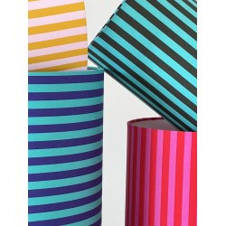 Nr 339 - Vertical tent stripes rd/pink