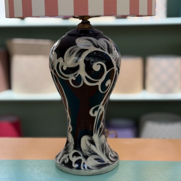 Bordlampe, Humlebk keramik, vintage
