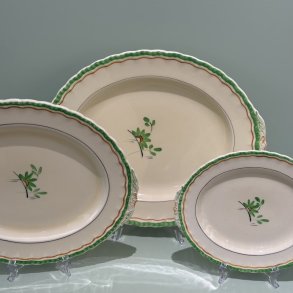 Vintage fade, beige m. blomst