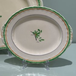 Vintage fade, beige m. blomst