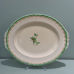 Vintage fade, beige m. blomst