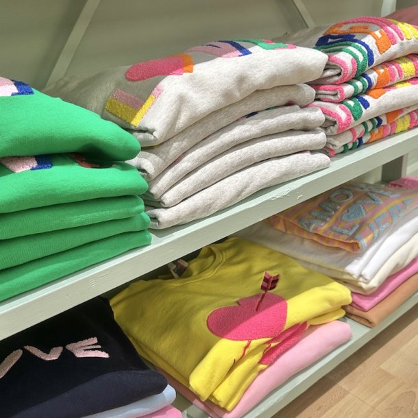 Love sweatshirt, Multi NEW double grass