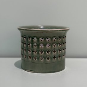 Urtepotte, grn, vintage