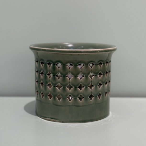 Urtepotte, grn, vintage