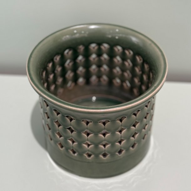 Urtepotte, grn, vintage