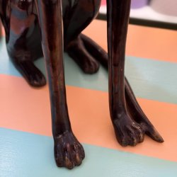 Egyptisk kat, messing