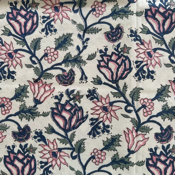 Dug, hvid/bl/lyserd, 2 strrelser