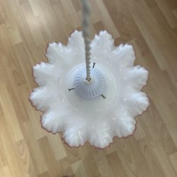 Pendel, Anno 1927, hvid opaline glas