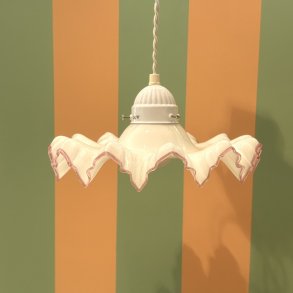 Pendel, Anno 1927, hvid opaline glas