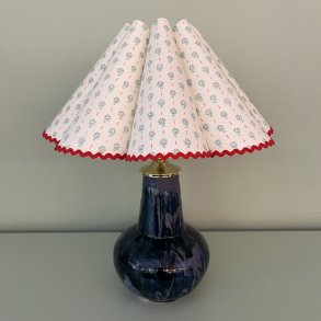 Blgeskrm nr 2 hvid m turkis