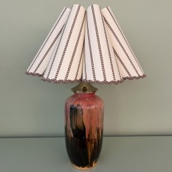 Blgeskrm nr 3 broderet stribe