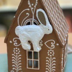 Hare m lange rer, hvid