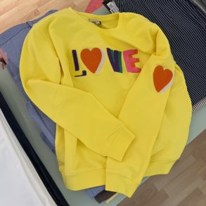 Sweat, yellow, multi love