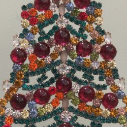 Stort rhinstens juletr nr 34