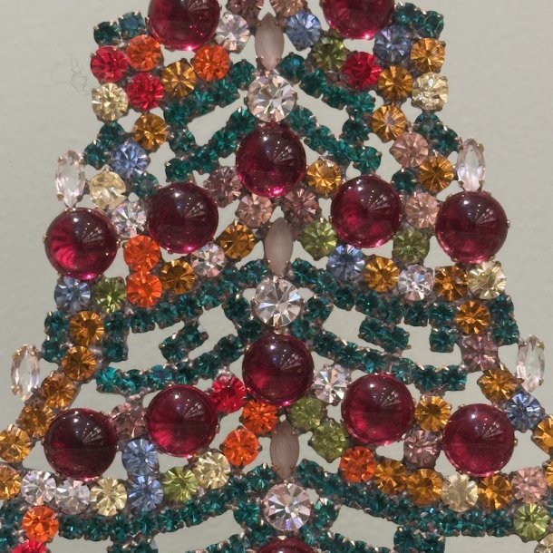 Stort rhinstens juletr nr 34