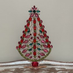 Stort rhinstens juletr nr 24