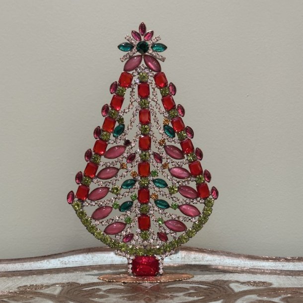Stort rhinstens juletr nr 24
