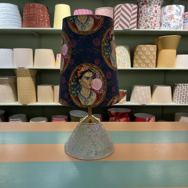 Bordlampe, Mint m rosa