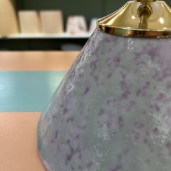 Bordlampe, Mint m rosa