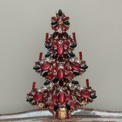 Stort rhinstens juletr nr 52