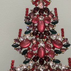 Stort rhinstens juletr nr 52