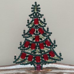 Stort rhinstens juletr nr 45