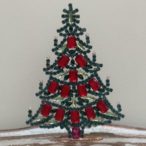 Stort rhinstens juletr nr 45