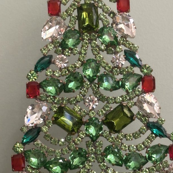 Stort rhinstens juletr nr 48