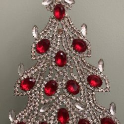 Stort rhinstens juletr nr 39