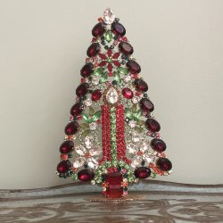 Stort rhinstens juletr nr 28