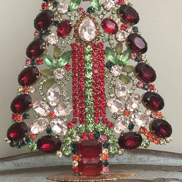 Stort rhinstens juletr nr 28