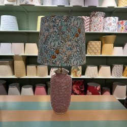 Bordlampe, Rose m struktur