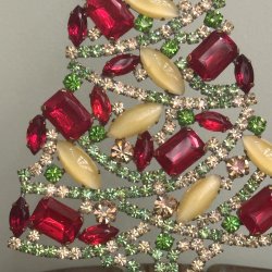 Stort rhinstens juletr nr 54