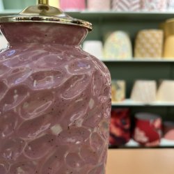 Bordlampe, Rose m struktur