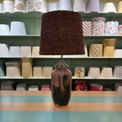 Bordlampe, Flammefarvet