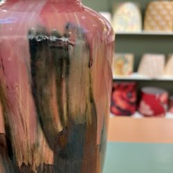 Bordlampe, Flammefarvet