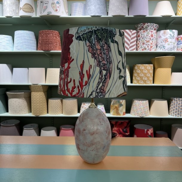 Bordlampe, Rosa marmor