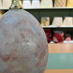 Bordlampe, Rosa marmor