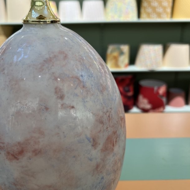 Bordlampe, Rosa marmor