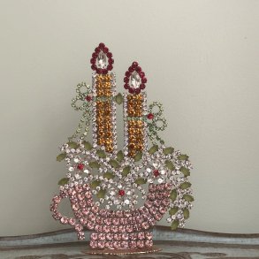 Stort rhinstens julelys