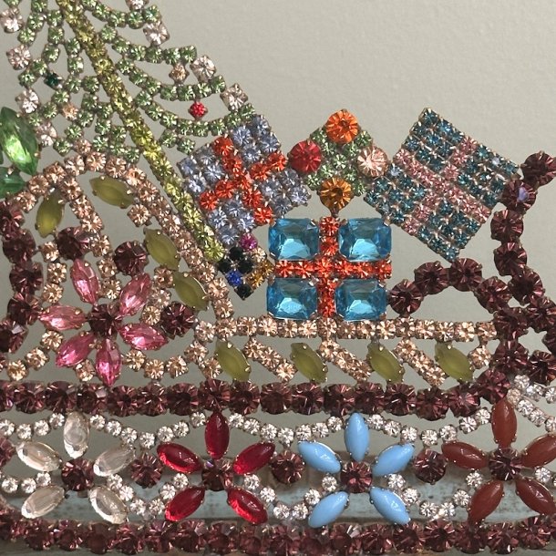 Stor rhinstens julekane