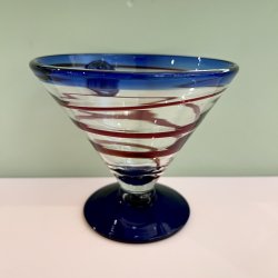 Dessertglas, vintage, 4 stk