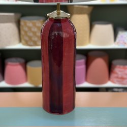 Bordlampe, Rd/bl stibe